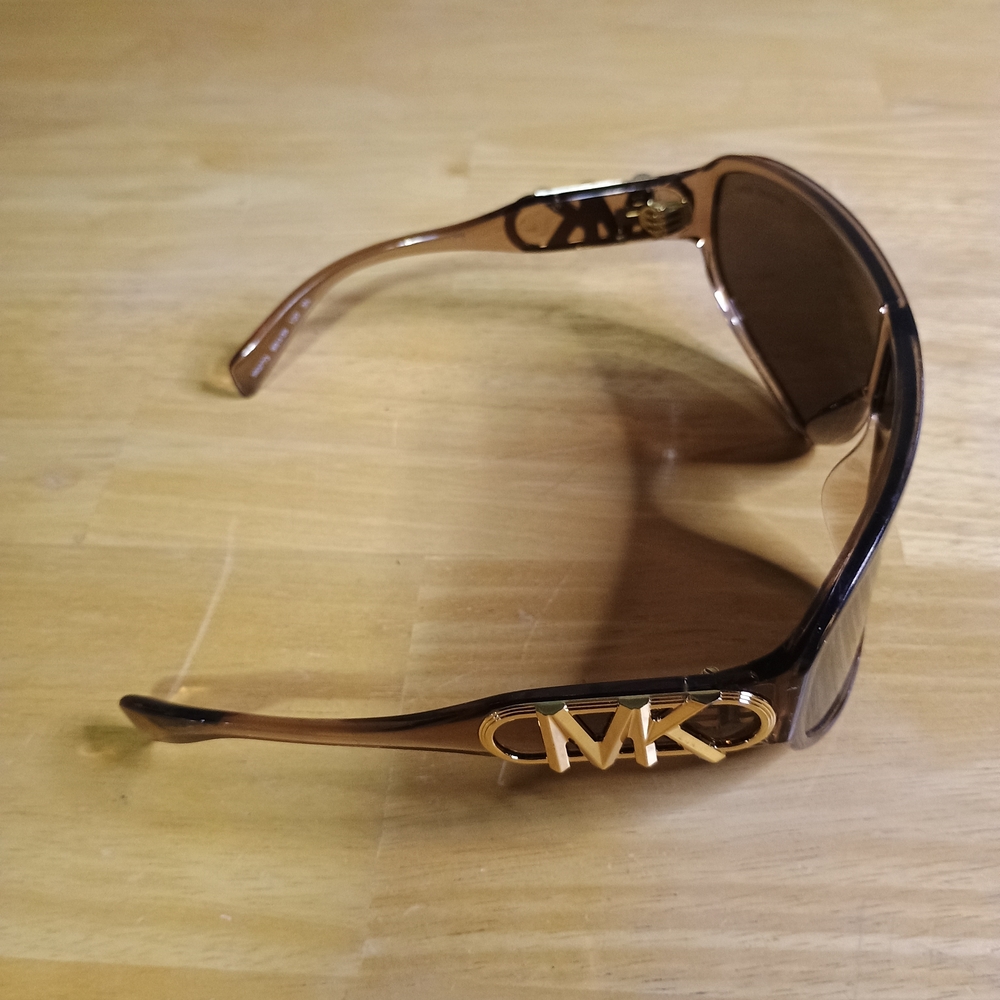 Michael Kors Empire Shield Brown Sunglasses - Picture 3 of 7